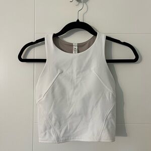 Lululemon wunder train racerback tank top | White | Size 2